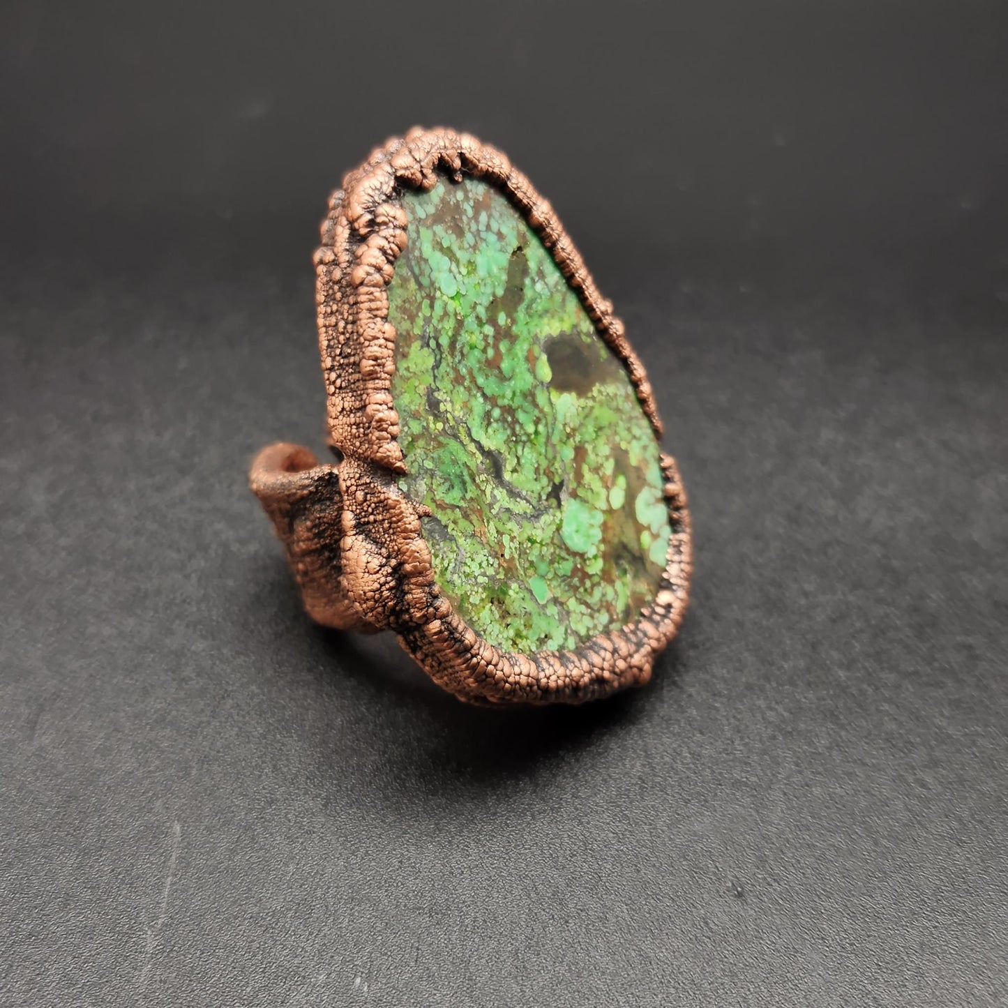 Earthship ~ Turquoise Statement Ring