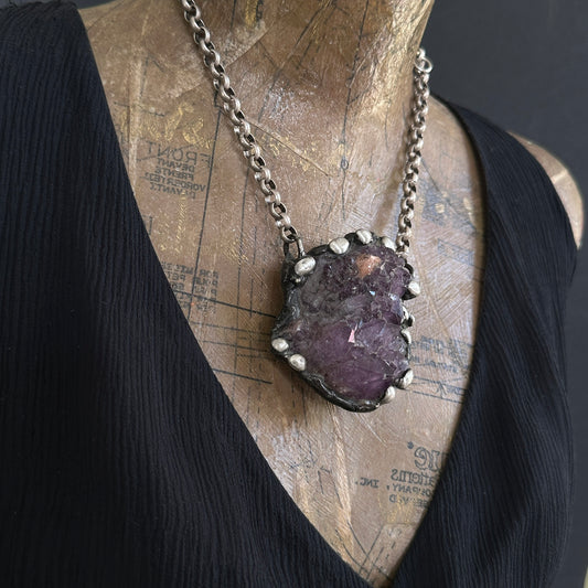 Altruistic ~ Amethyst Crystal Necklace