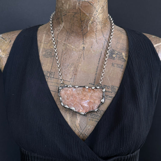 Fresh ~ Tangerine Quartz Necklace