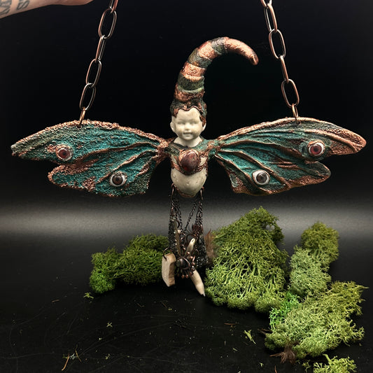 Oracle of The Verge ~ Fantastical Copper Wall Hanging/Necklace