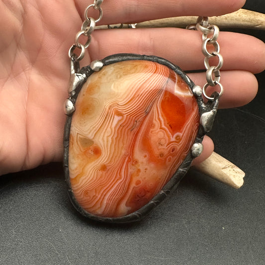 Planetary ~ Sardonyx Necklace