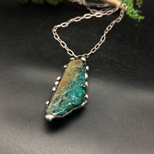 Rift ~ Heterogenite Chrysocolla (Congo) Necklace