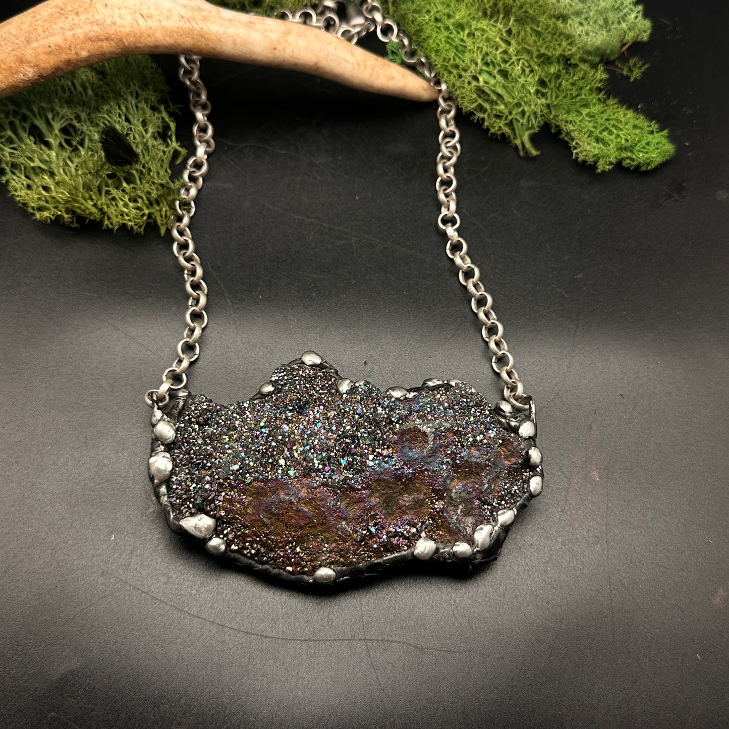 Queen ~ Unicorn Quartz Necklace