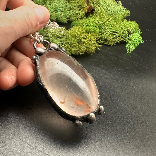 Transmission ~ Quartz Necklace *reduced price