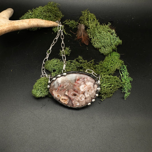 Bloom ~ Flower Agate Necklace