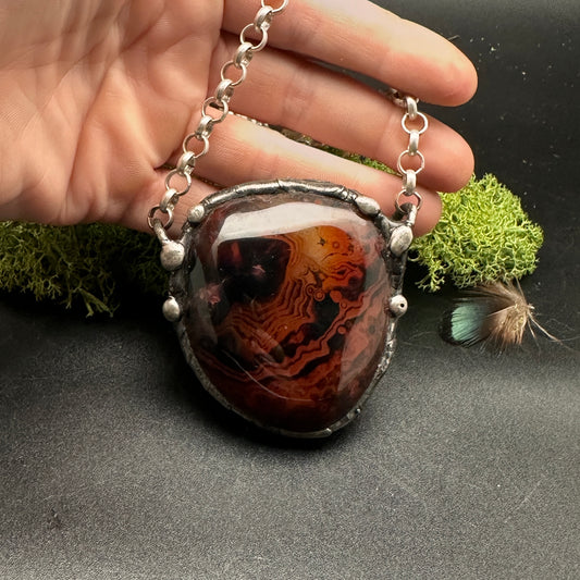 Planetary ~ Sardonyx Necklace