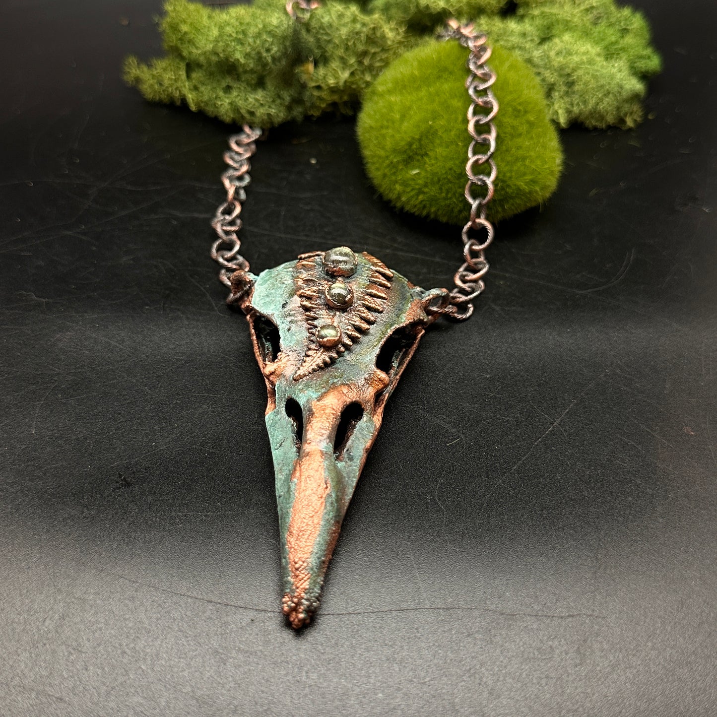 Gully ~ Raven's Legacy Fern ~ Large Necklace