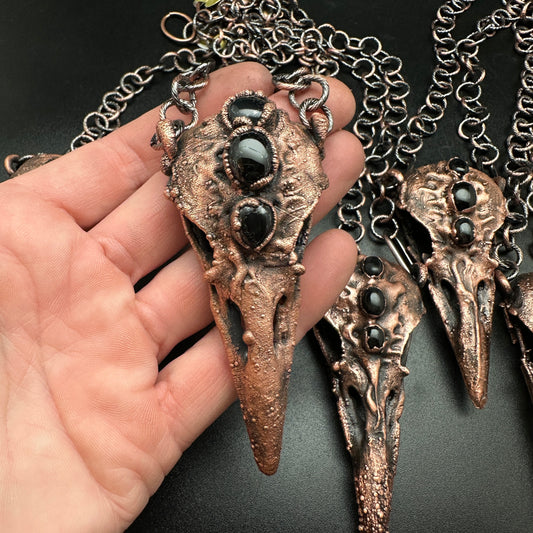 Raven's Legacy ~ Copper Electroformed Necklace