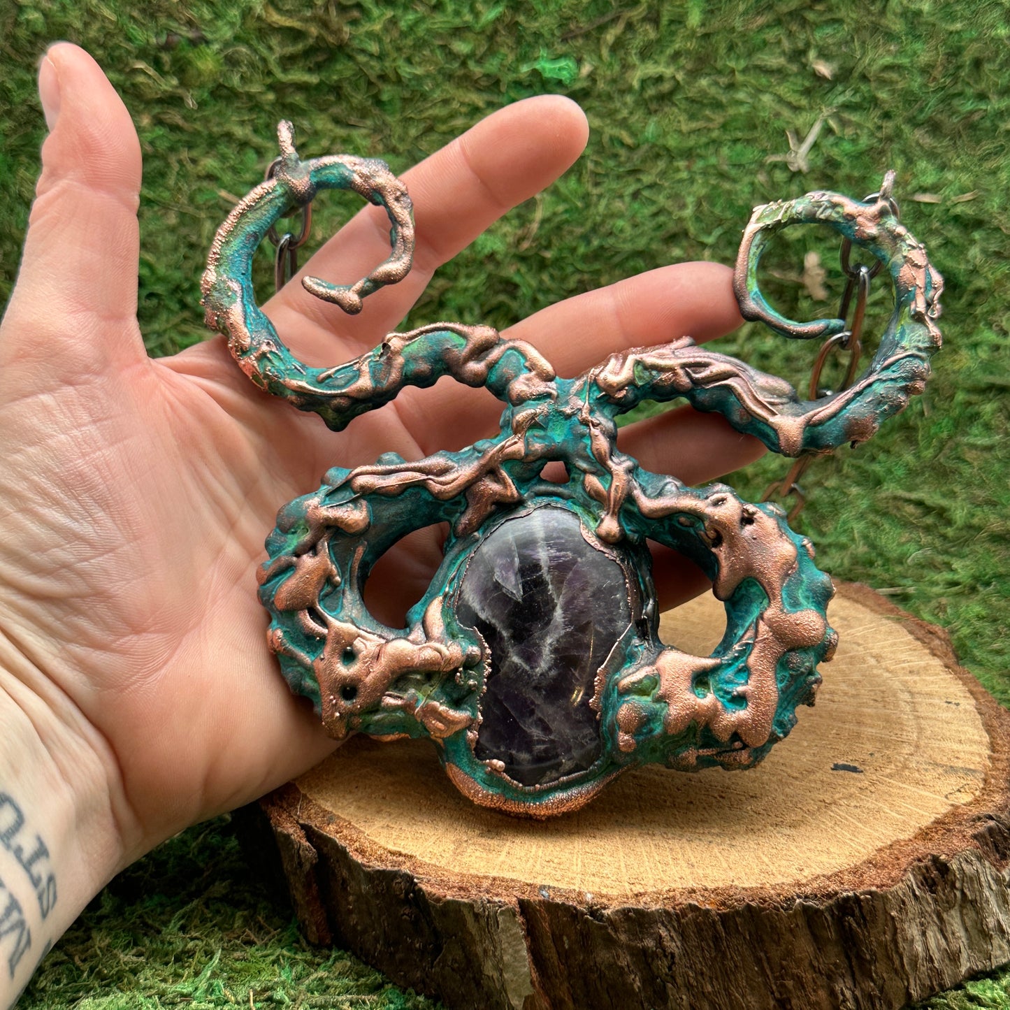 Maleficent ~ Tentacle Statement Necklace