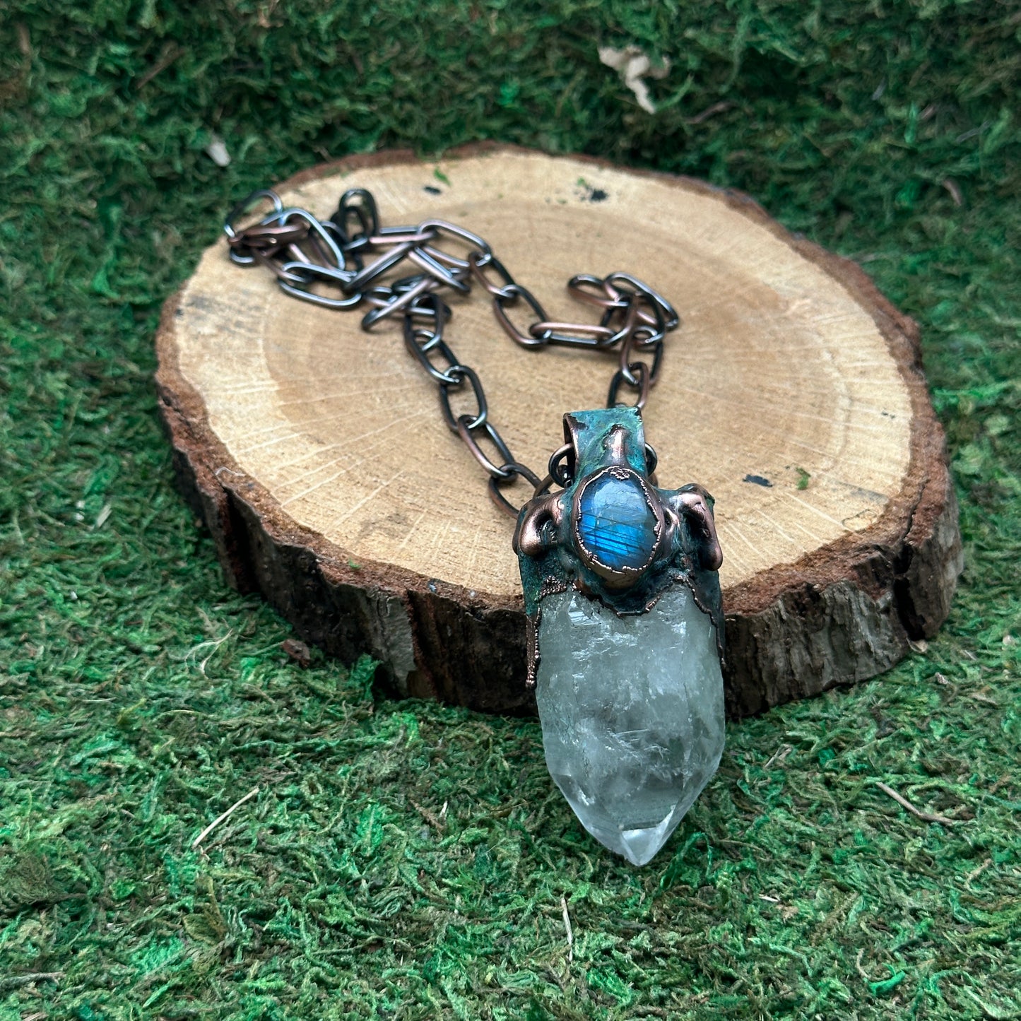 Fringe ~ Power Point Necklace