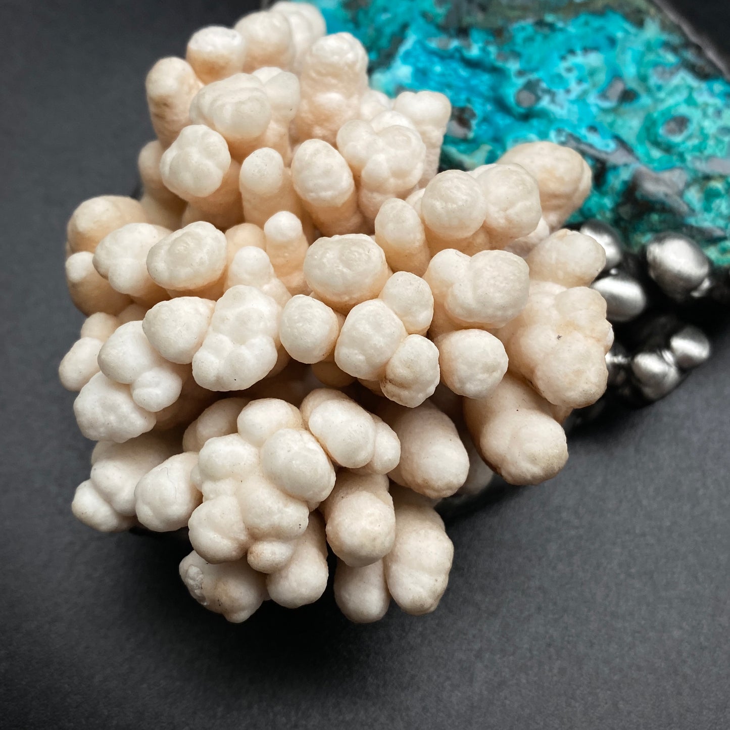 Deep Sea ~ Congo Stone & Calcium Stalactite Necklace