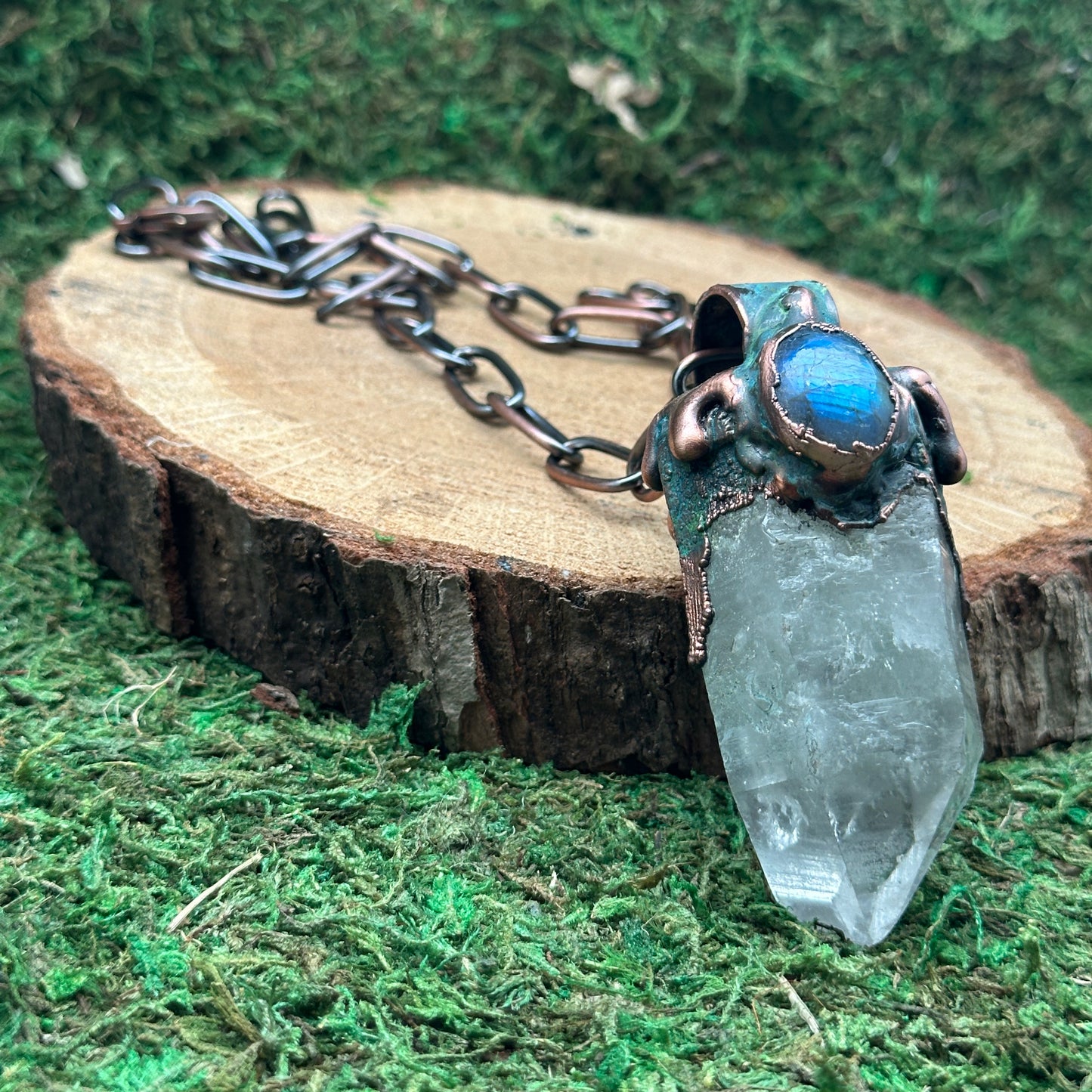 Fringe ~ Power Point Necklace