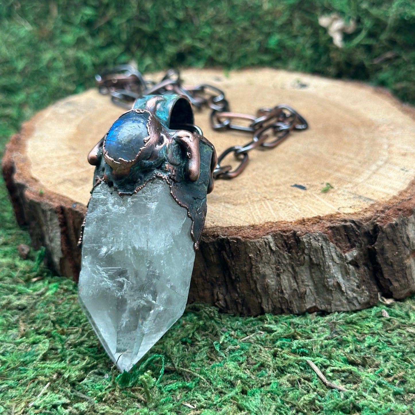 Fringe ~ Power Point Necklace