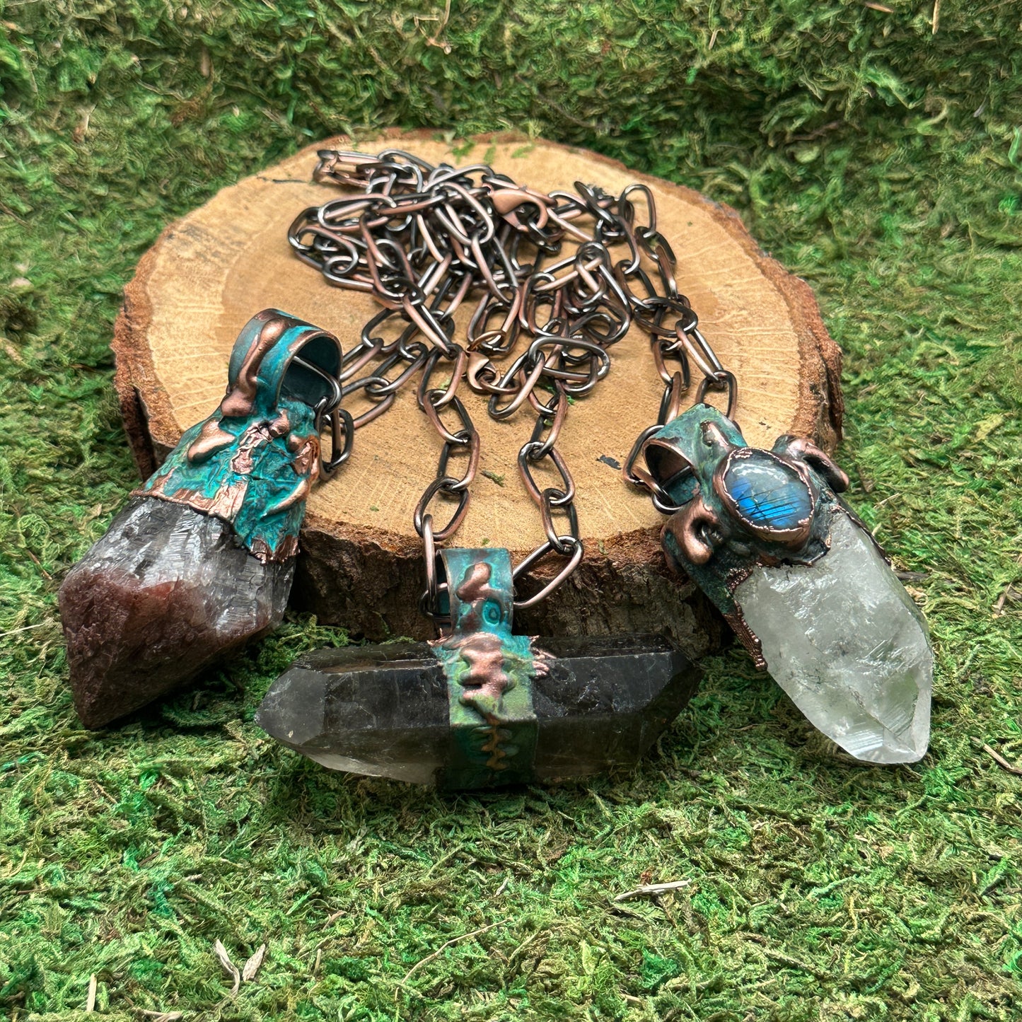 Seven ~ Power Point Necklace