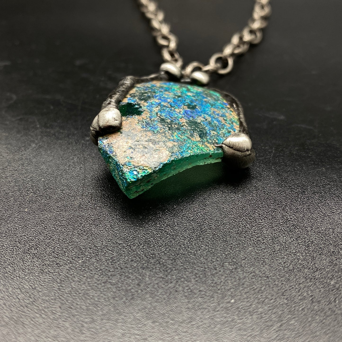 Water ~ Ancient Roman Glass Necklace