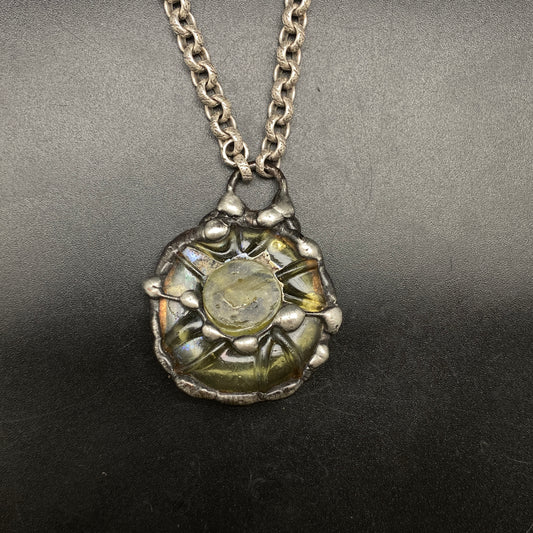 Solar ~ Ancient Roman Glass Necklace