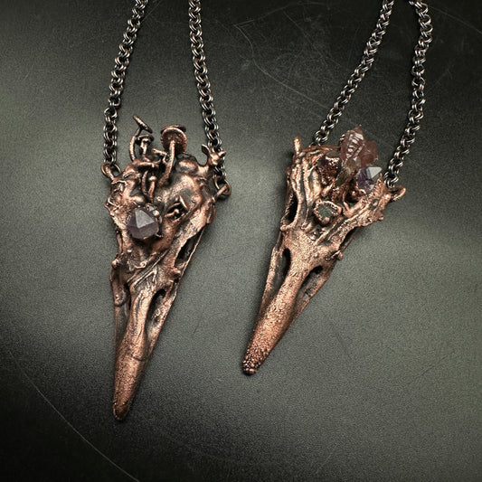 Raven's Legacy ~ Copper Electroformed Necklace