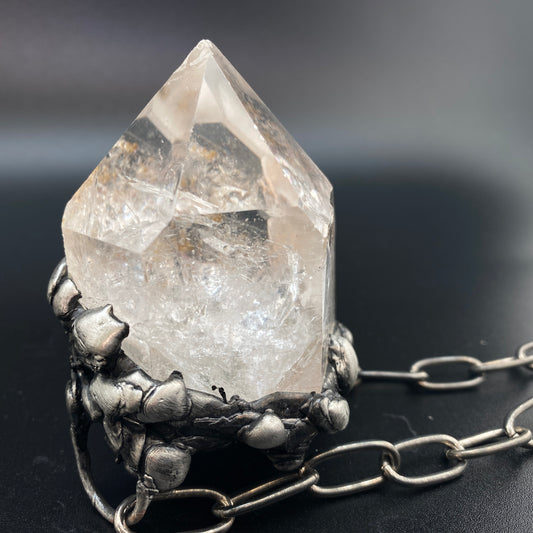 Titan ~ Quartz Point Necklace