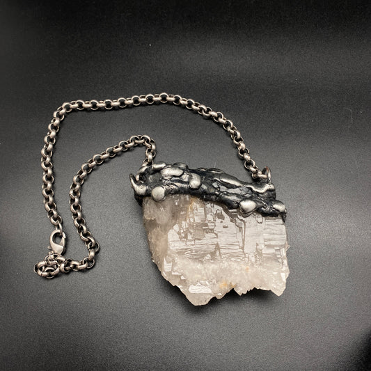 The Last Unicorn ~ Elestial Quartz Necklace