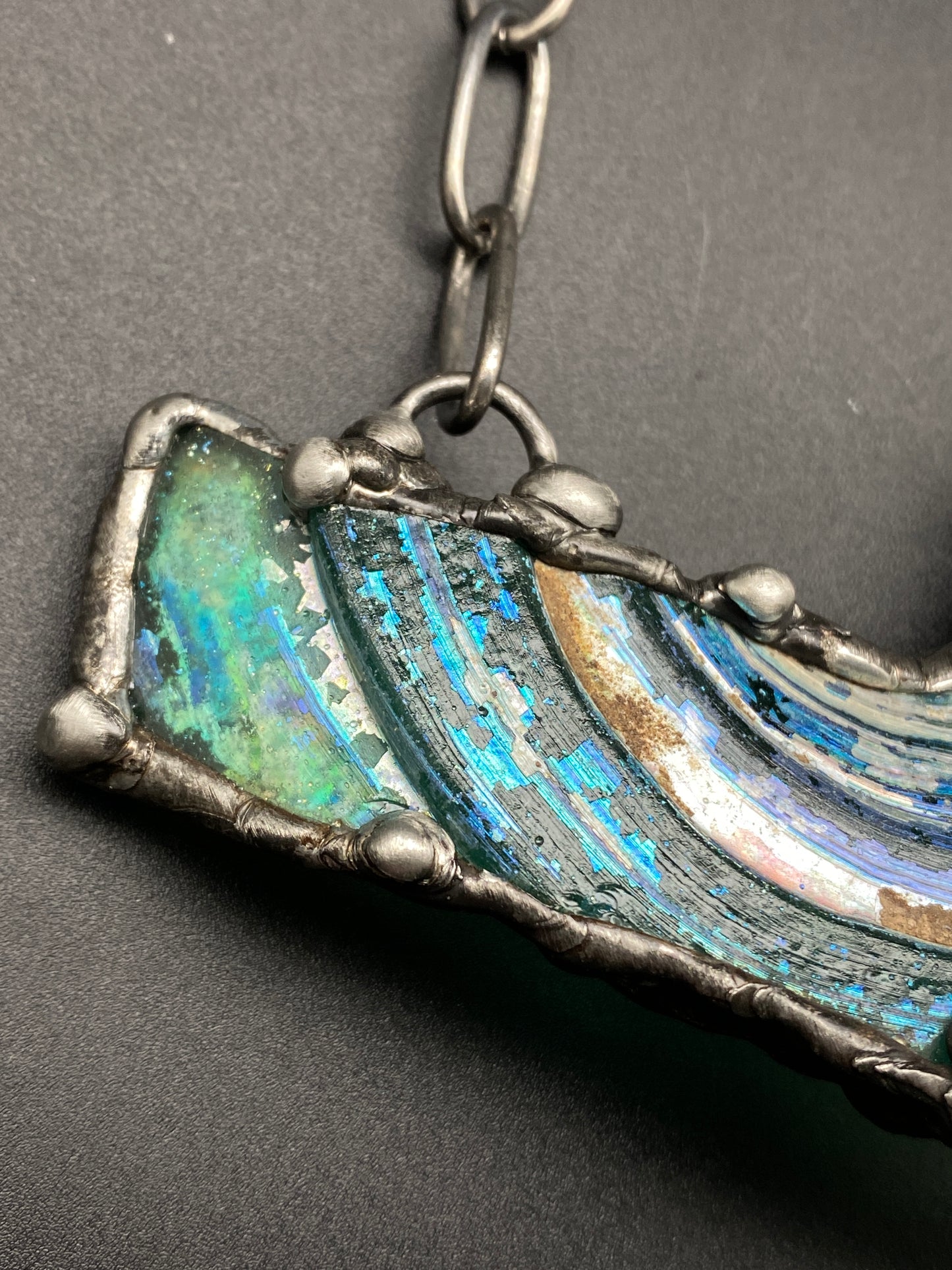 Ancient Vessel ~ 2000 Year Old Roman Glass Necklace