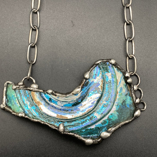 Ancient Vessel ~ 2000 Year Old Roman Glass Necklace