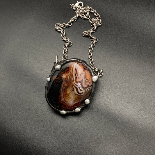 Planetary ~ Sardonyx Necklace