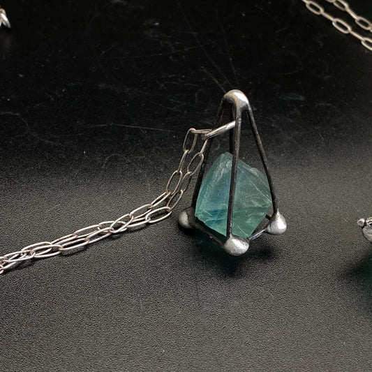 Rituals ~ Fluorite Cage Necklace