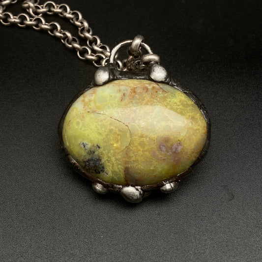 Flora ~ Green Opal Talisman Necklace
