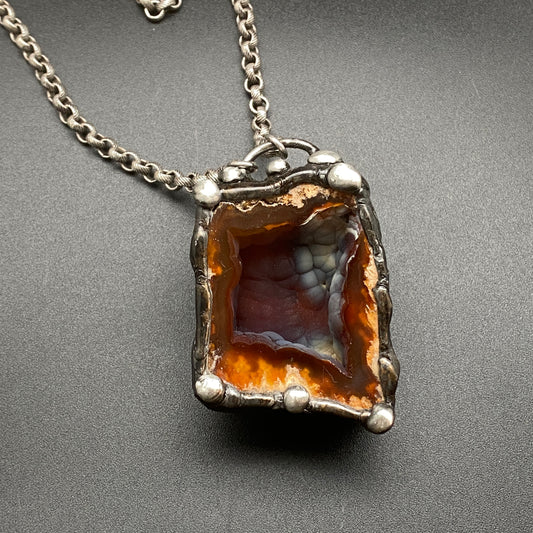 Extinction ~ Agatized Coral Necklace ~ Florida