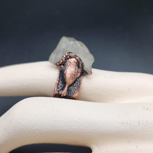 Impact ~ Libyan Desert Glass Ring