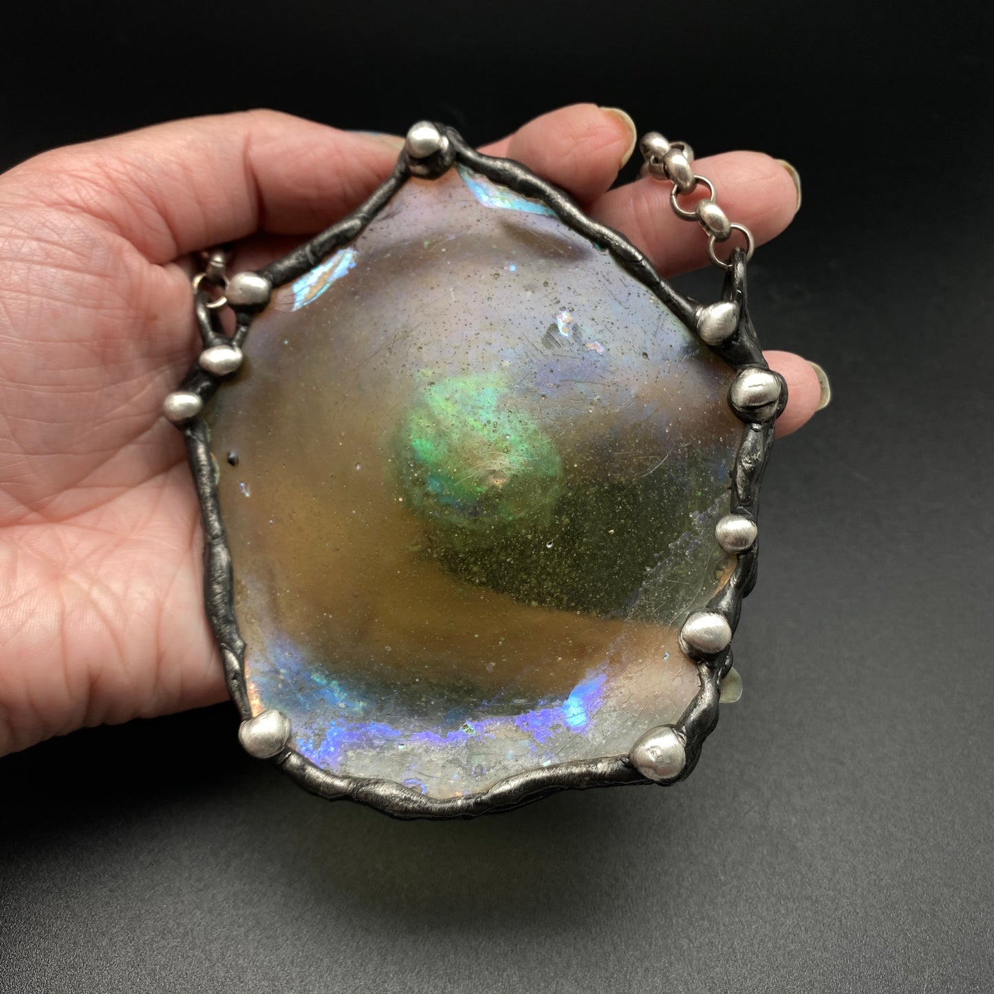 Ancient Echoes ~ 2000 Year Old Roman Glass Necklace