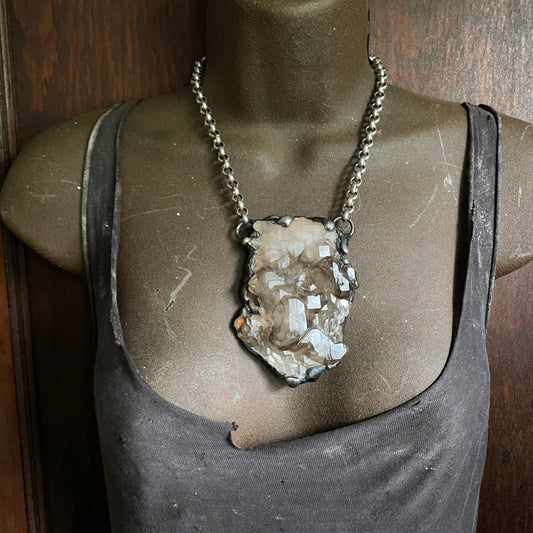 The Last Unicorn ~ Elestial Smoky Quartz Necklace
