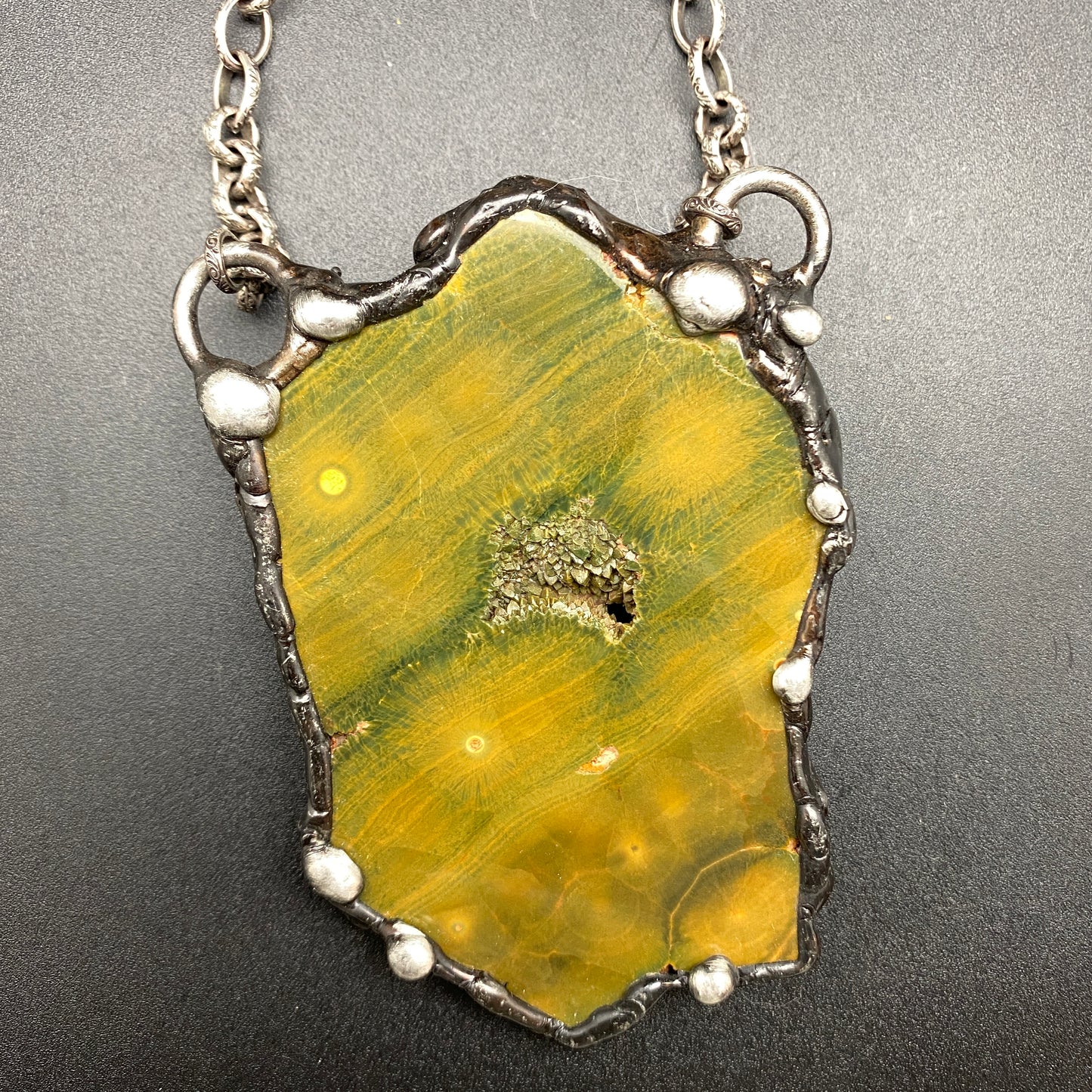 Continental ~ Kabamby Jasper Necklace ~ Reversible