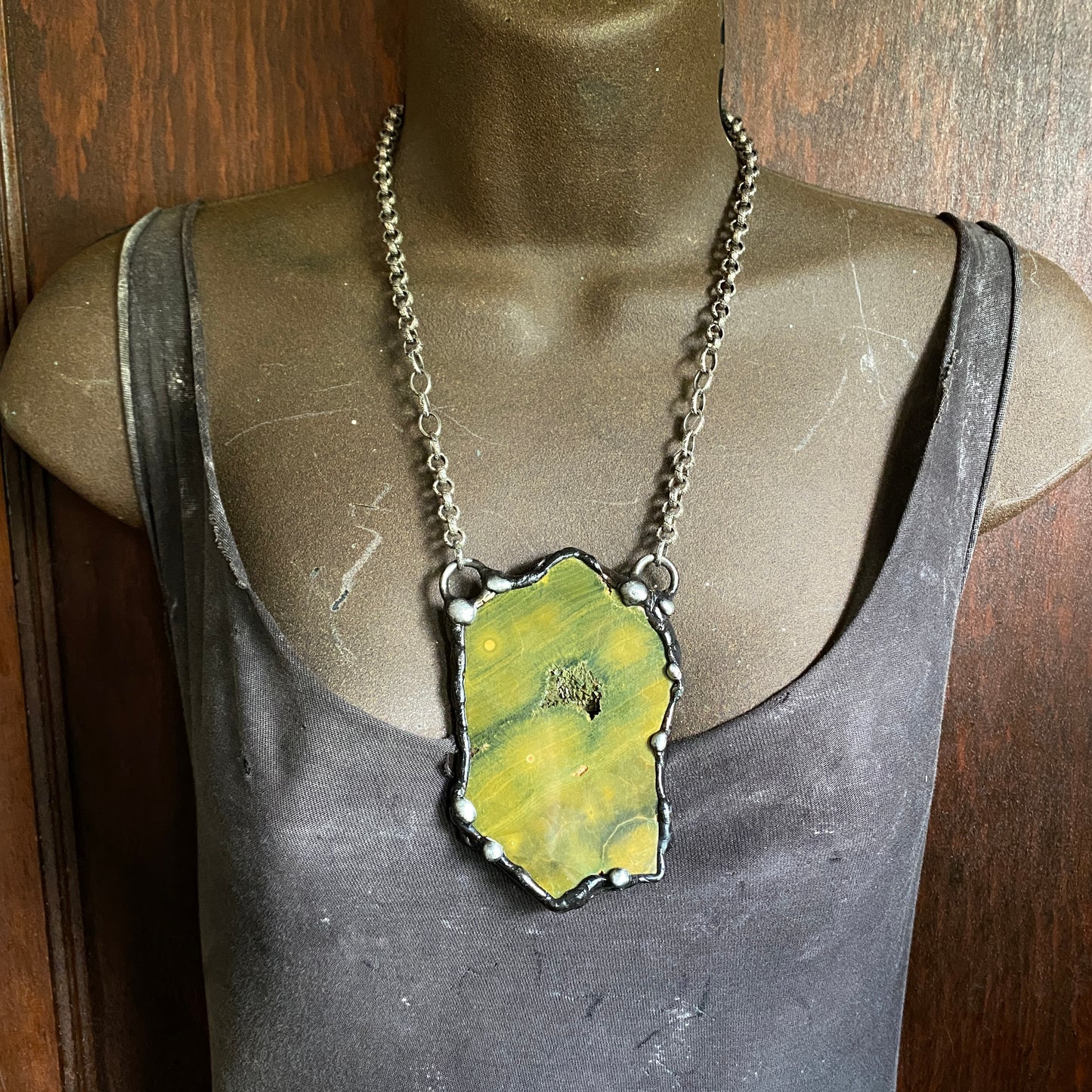 Continental ~ Kabamby Jasper Necklace ~ Reversible