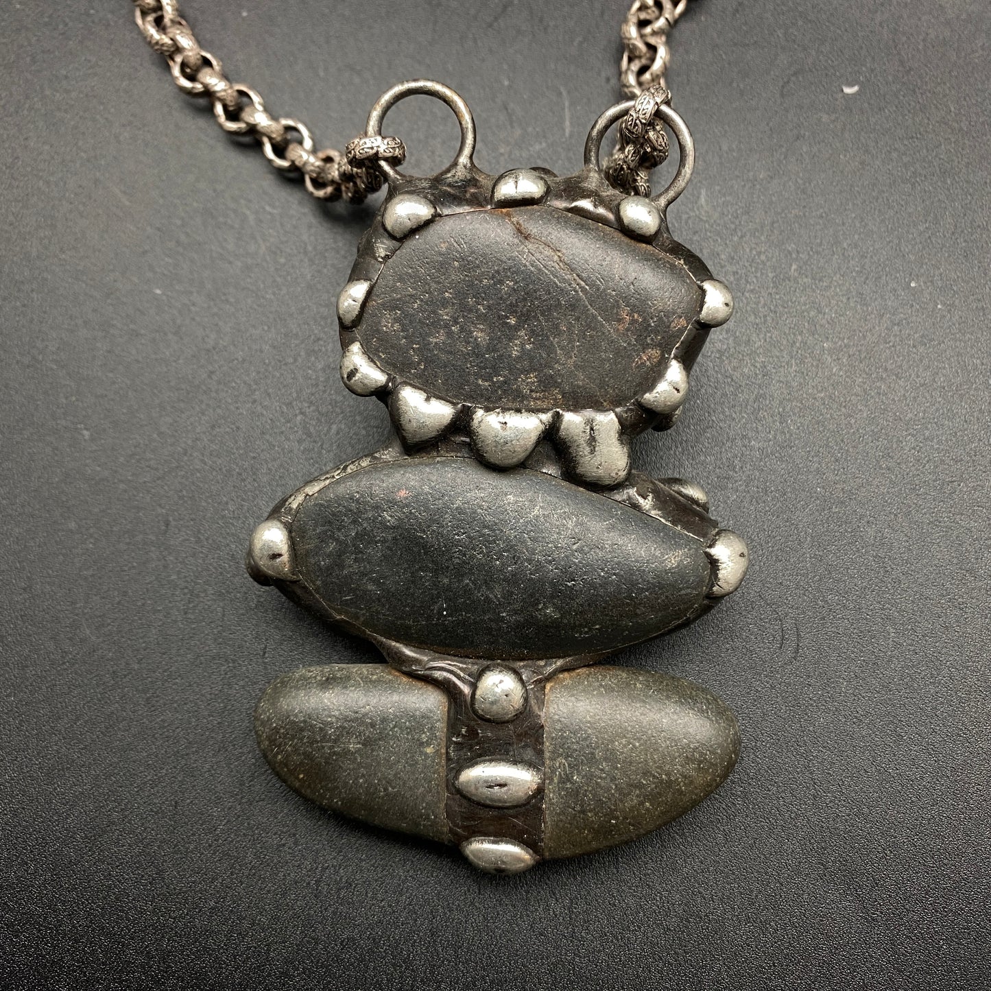 Cairn ~ Maine Beach Stone Necklace