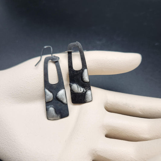 Refraction ~ Speckled Shape Earrings