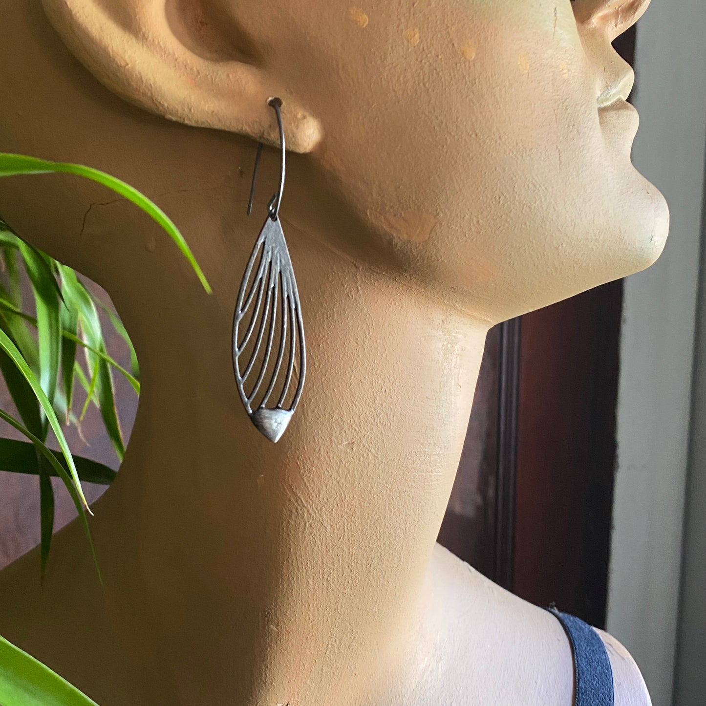Fae  ~ Soldered Lightweight Wing Earrings