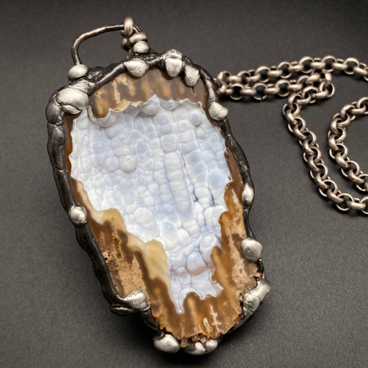 Extinction ~ Agatized Coral Necklace ~ Florida