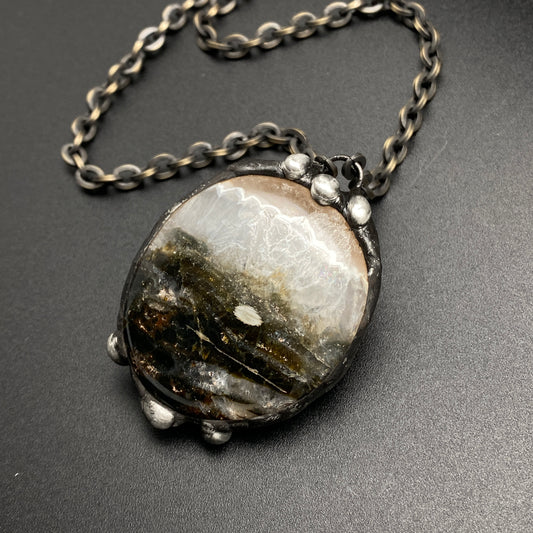 Coastal ~ Ocean Jasper Orb Necklace