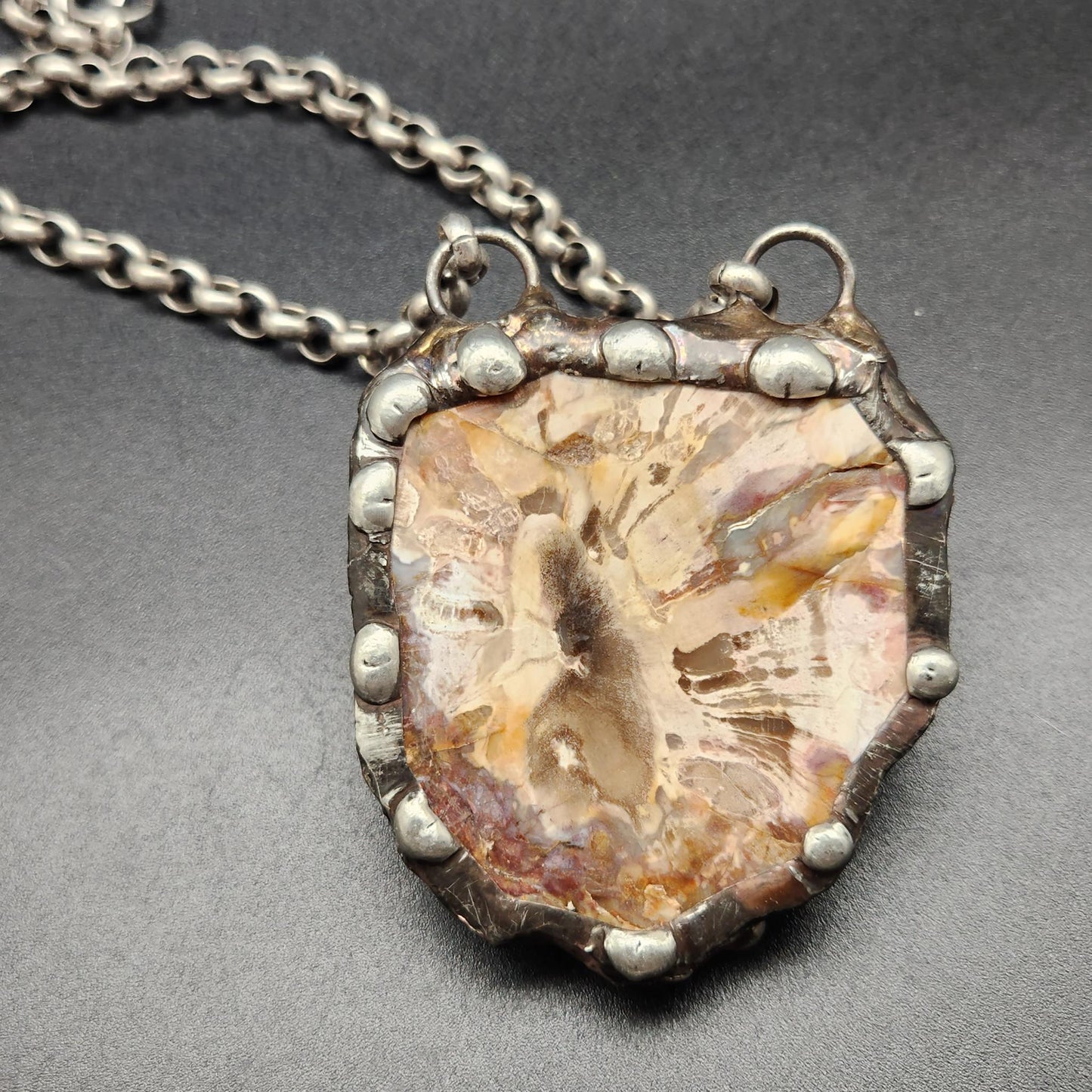 Goliath ~ Petrified Wood Necklace