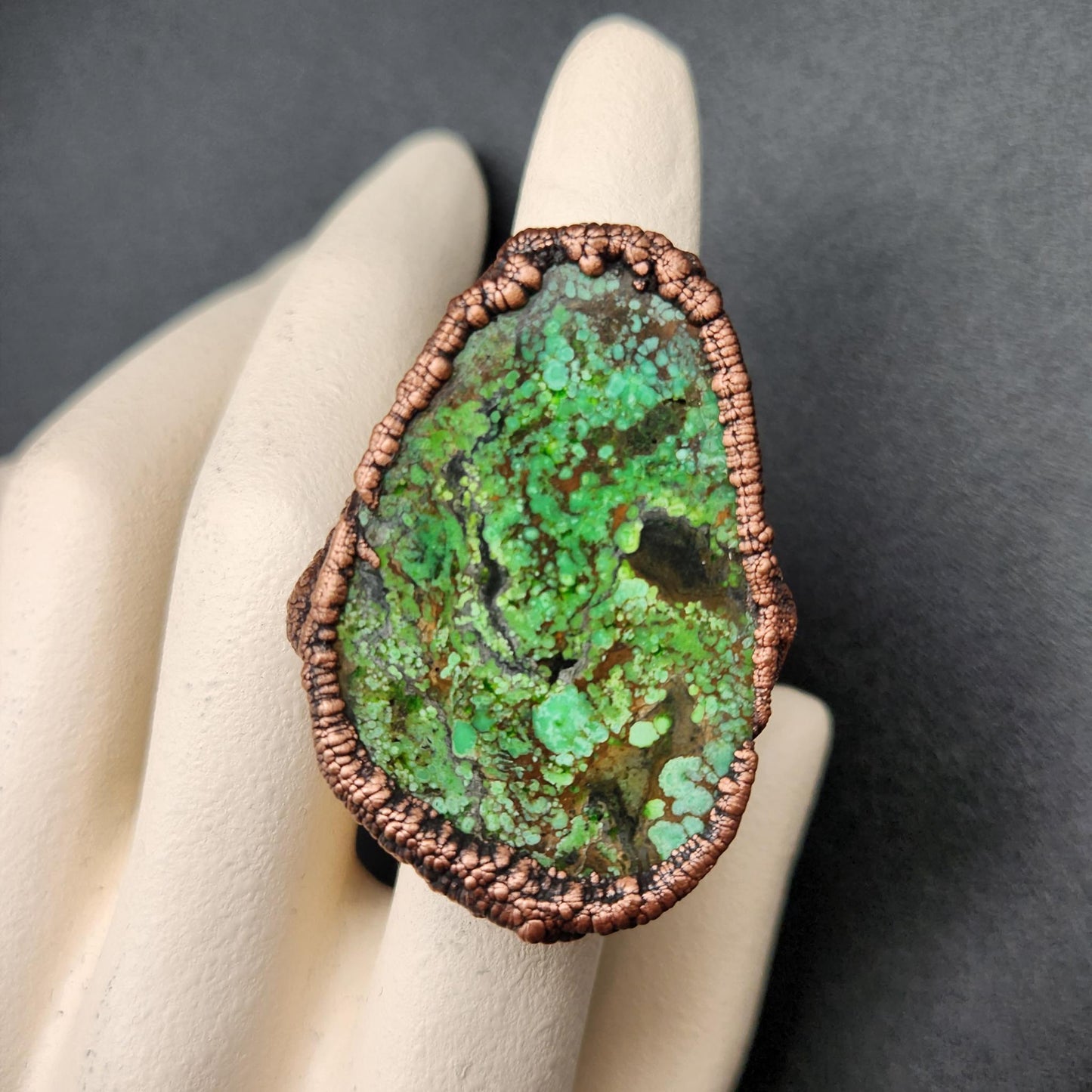Earthship ~ Turquoise Statement Ring
