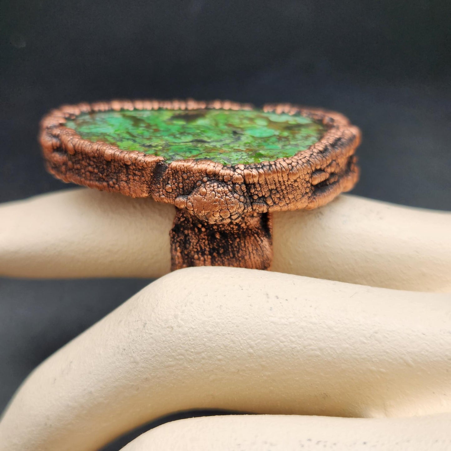 Earthship ~ Turquoise Statement Ring