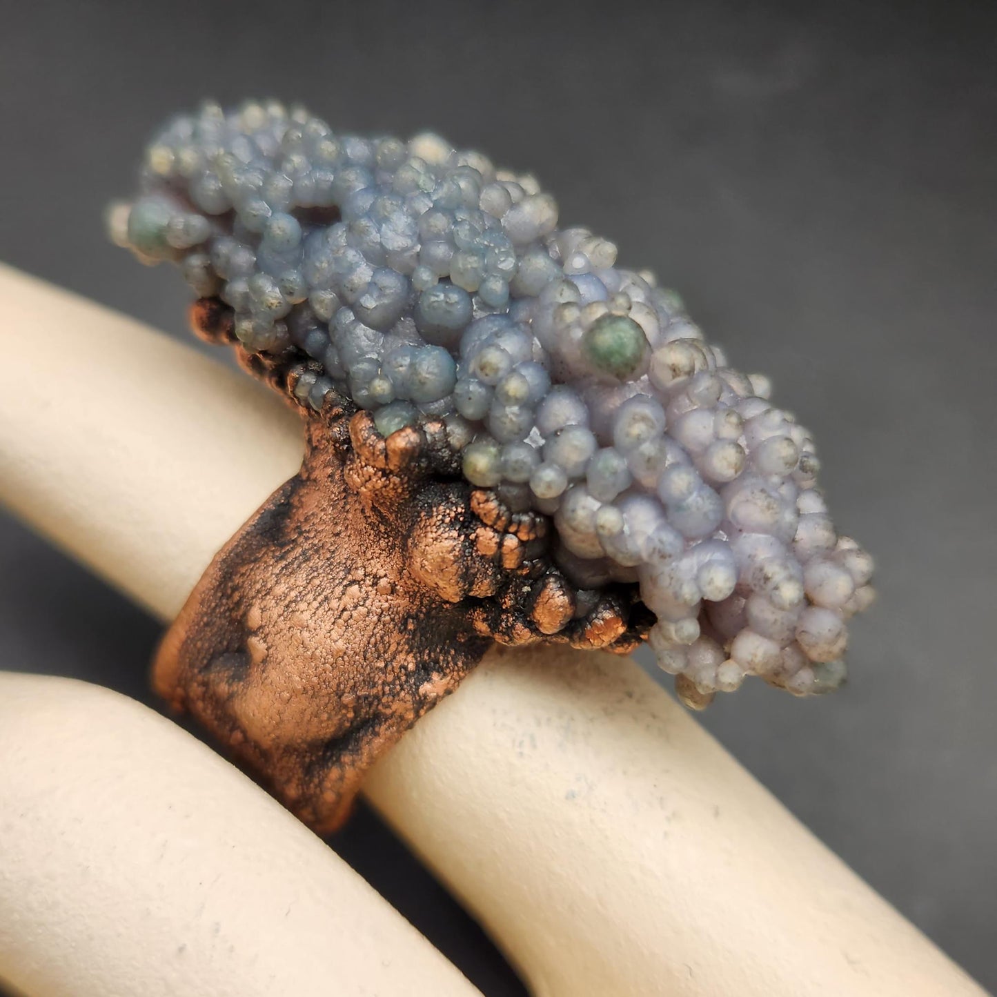 Roe ~ XL Grape Agate Statement Ring